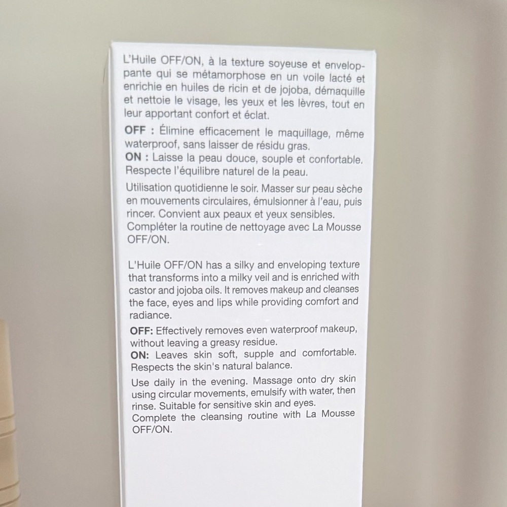 Dior L’Huile OFF/ON Cleansing Oil - Picture 3 of 5